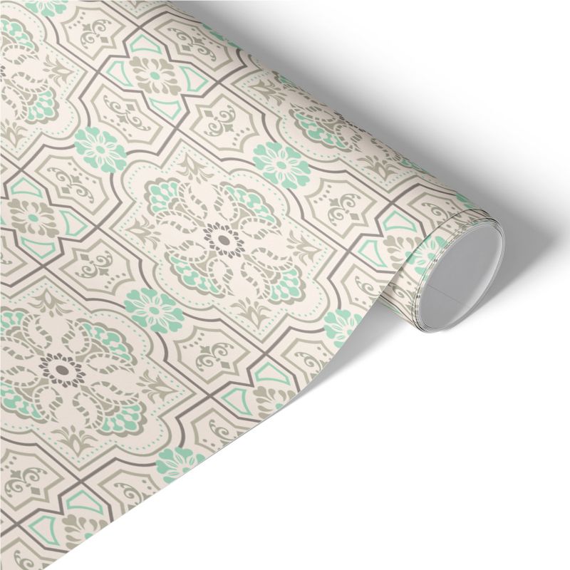 Folia Meblowa Tulup 50x100 cm Ornamenty vintage Okleina Na Biurko I Regał 1 rol.