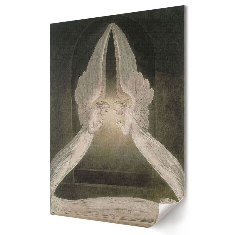 Plakat na ścianę Wallfluent Format A2 Chrystus w grobie Artysta William Blake 1 szt.