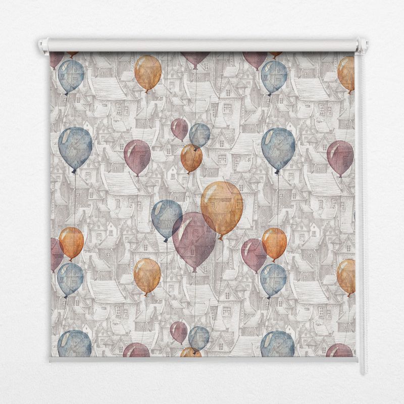 Roleta Do Salonu Tulup 90x140 cm Balony Montaż do ściany/sufitu 1 szt.