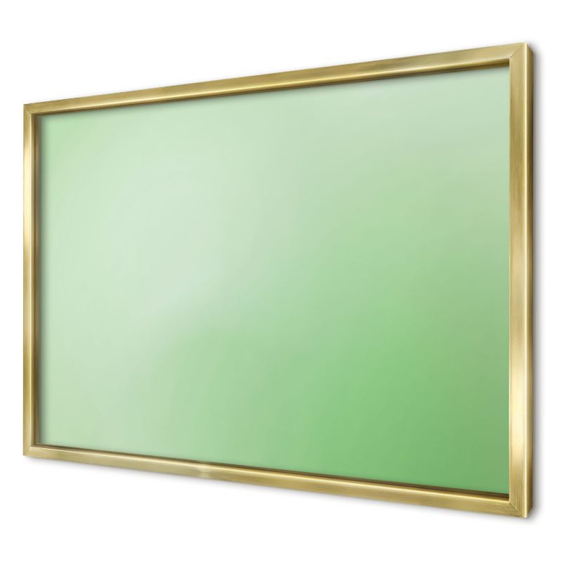 Tablica magnetyczna ozdobna Wallfluent 60x40 Zielona harmonia w złotej ramie 1szt