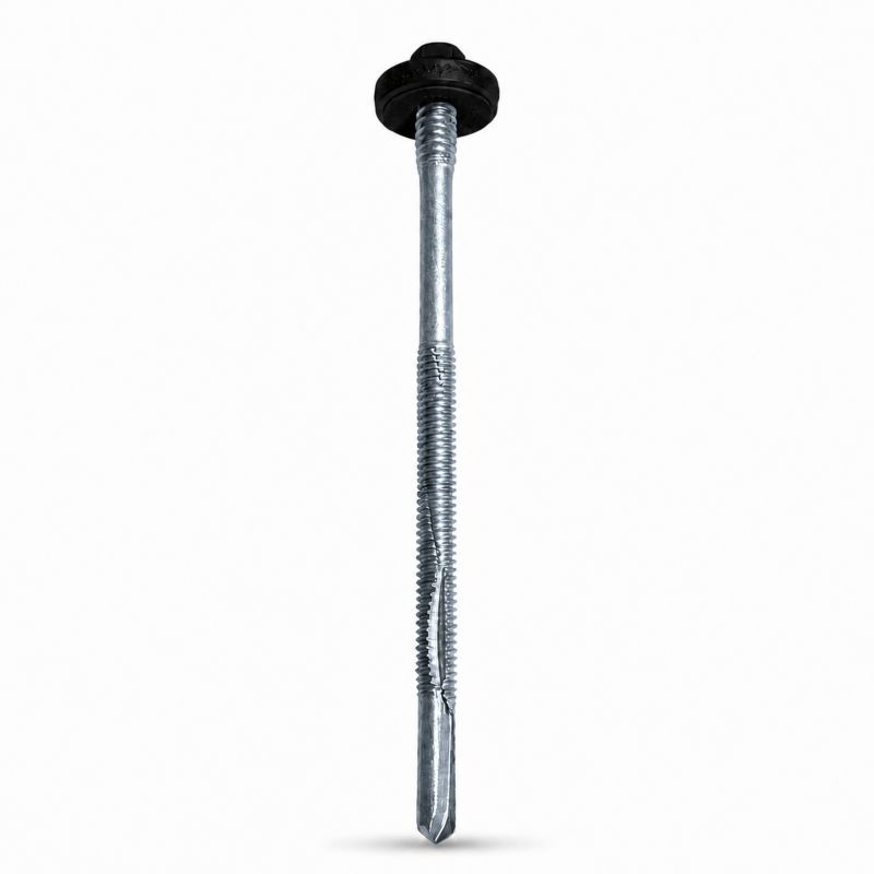 Wkręty Etanco do płyty warstwowej 140mm do stali do 12mm RAL 9005 100szt