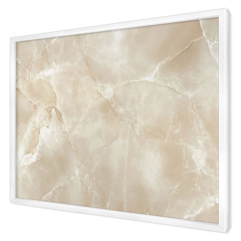 Magnetyczna tablica ozdobna Wallfluent 70x50 Marmurowy wzór w białej ramie 1szt