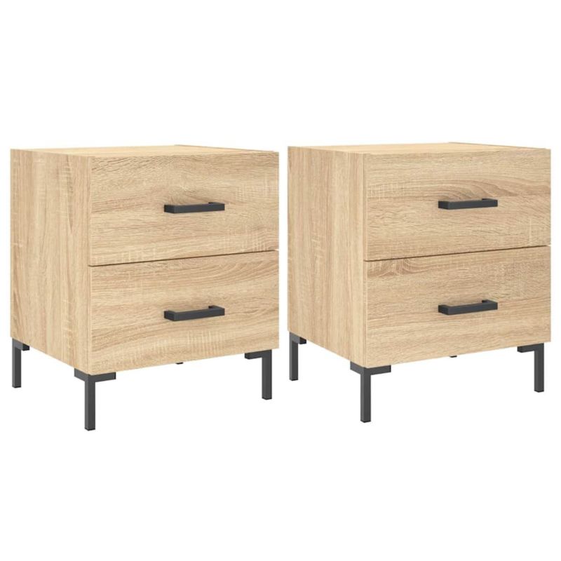 Szafki nocne WaszeMeble dąb sonoma WM-827315 2 szt.