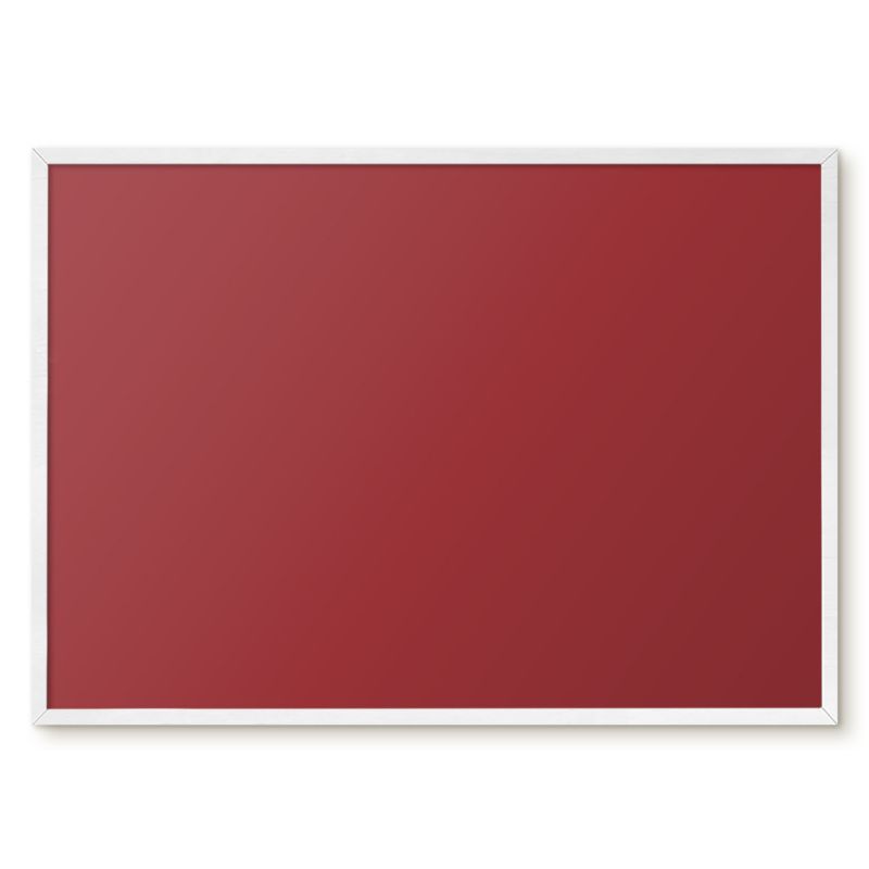 Tablica Magnetyczna Do Sypialni Tulup 70x50 cm Kolor burgundowy - Biała rama Do salonu, sypialni 1 szt.