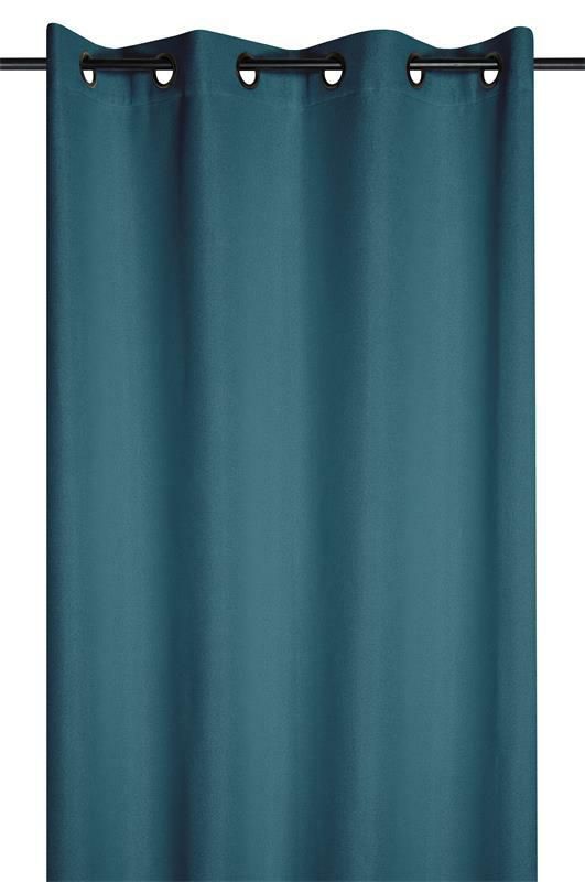 Zasłona PORTLAND STOF zaciemniająca przelotki petrol 140x260 cm 1 szt.