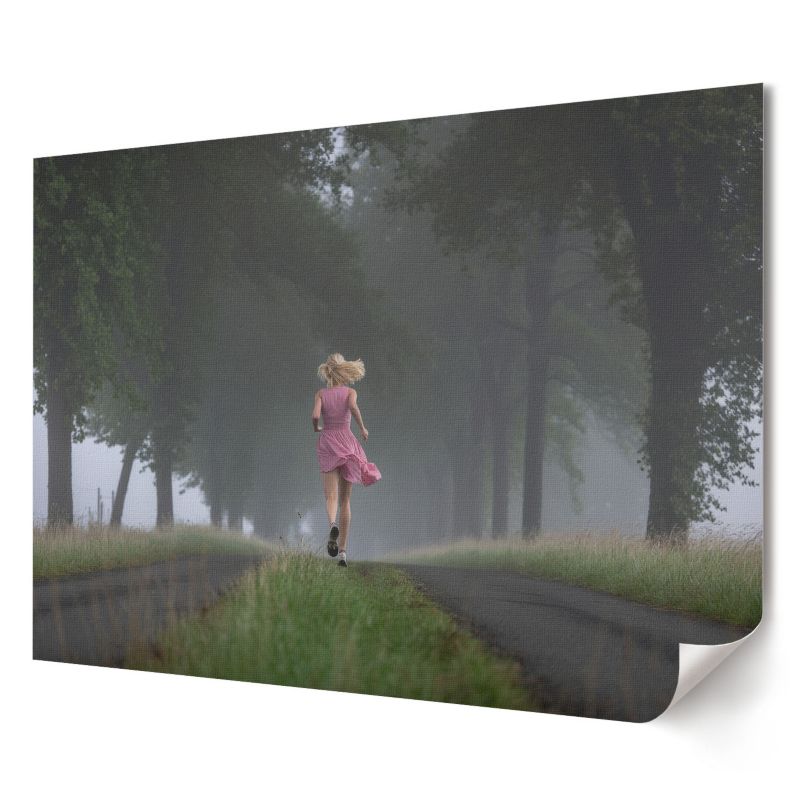 Plakat na ścianę Wallfluent Format A2 Bieg przez las Artysta Magnus 1 szt.
