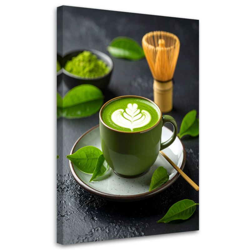 Obraz do kuchni jadalni Feeby Matcha herbata 80x120cm 1szt