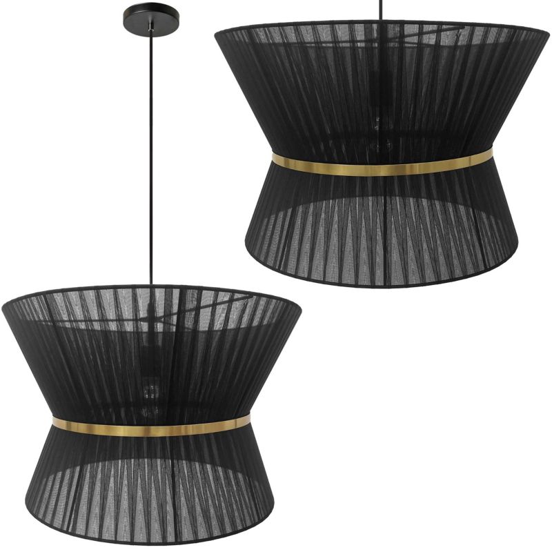 Lampa Sufitowa Wisząca Toolight App1503-1Cp Czarny