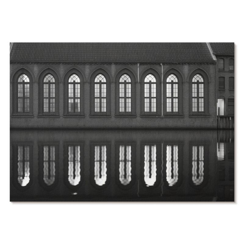 Plakat na Ścianę Tulup 29,7x21 cm (A4) Czarno-białe odbicie Do biura, salonu, sypialni 1 szt.