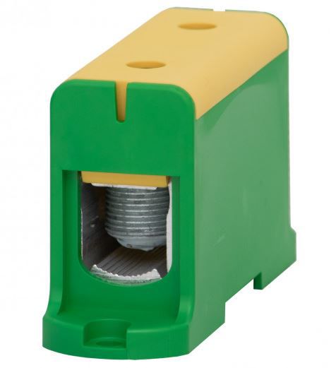 Złączka szynowa F-Elektro 1-torowa 35mm2 - 240mm2 Al/Cu żółto zielonac F2.0290 1szt.