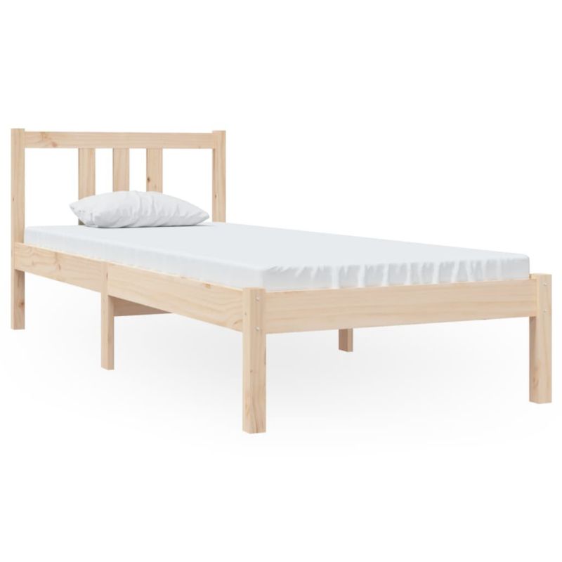 Łóżko drewniane WaszeMeble 75x190 cm brąz WM-814844 1 szt.