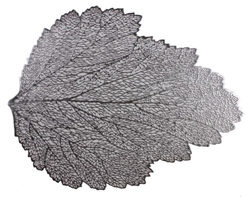 Podkładka na stół Lehti 47 x 36 cm srebrna