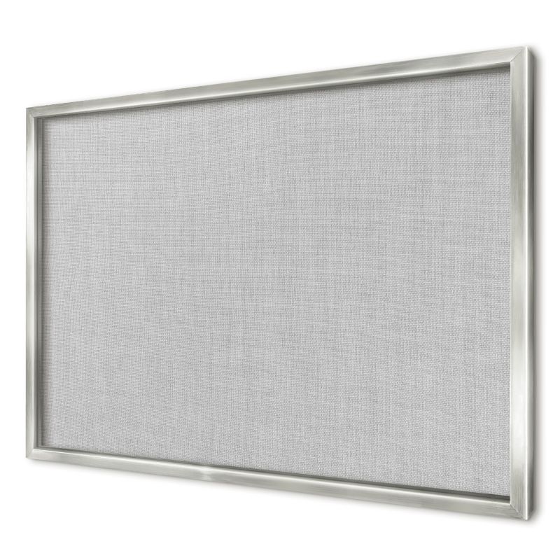 Ozdobna tablica na magnesy Wallfluent 60x40 Subtelna elegancja w srebrnej ramie 1szt