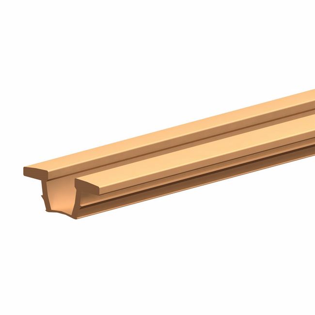 Prowadnica plastikowa do szaf Valcomp 2500 mm buk
