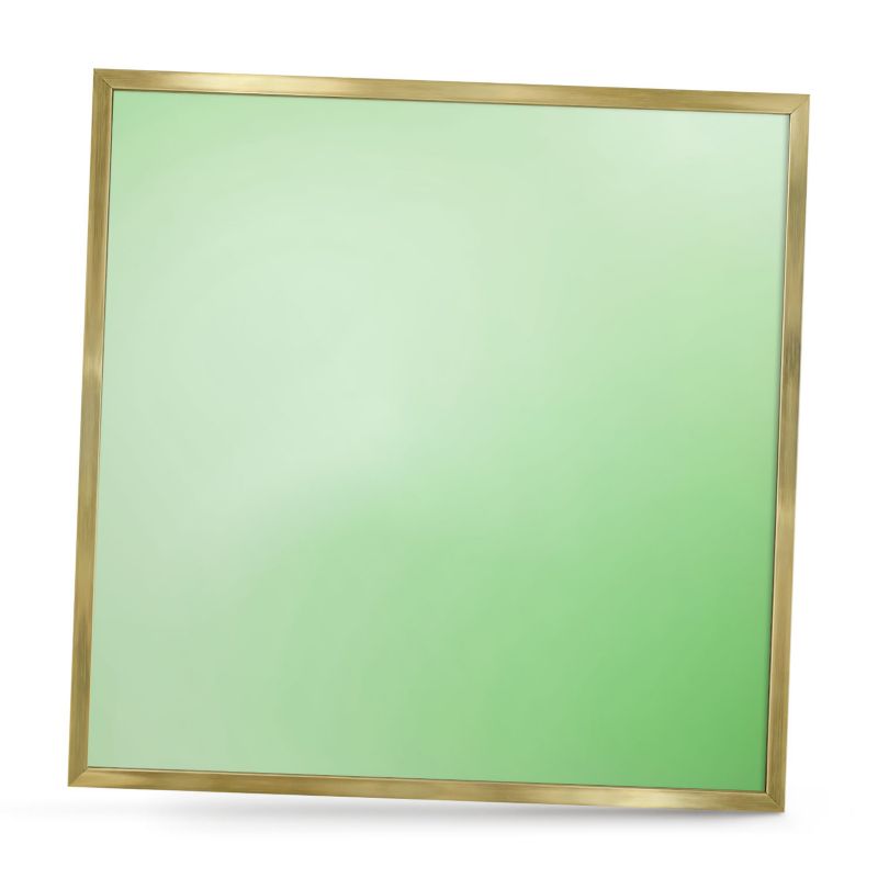 Ozdobna tablica na magnesy ArtPrintCave 50x50 Zielona harmonia w złotej ramie 1szt