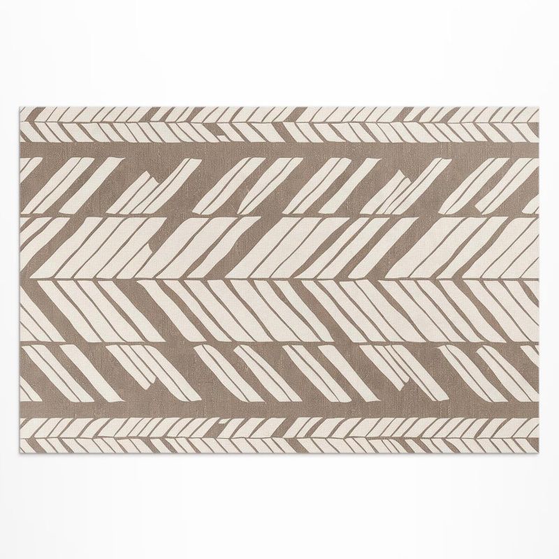 Winylowy Chodnik Zewnętrzny Wallfluent 60x90 cm Wzór indiański plecionka boho abstrakcja 1 szt.