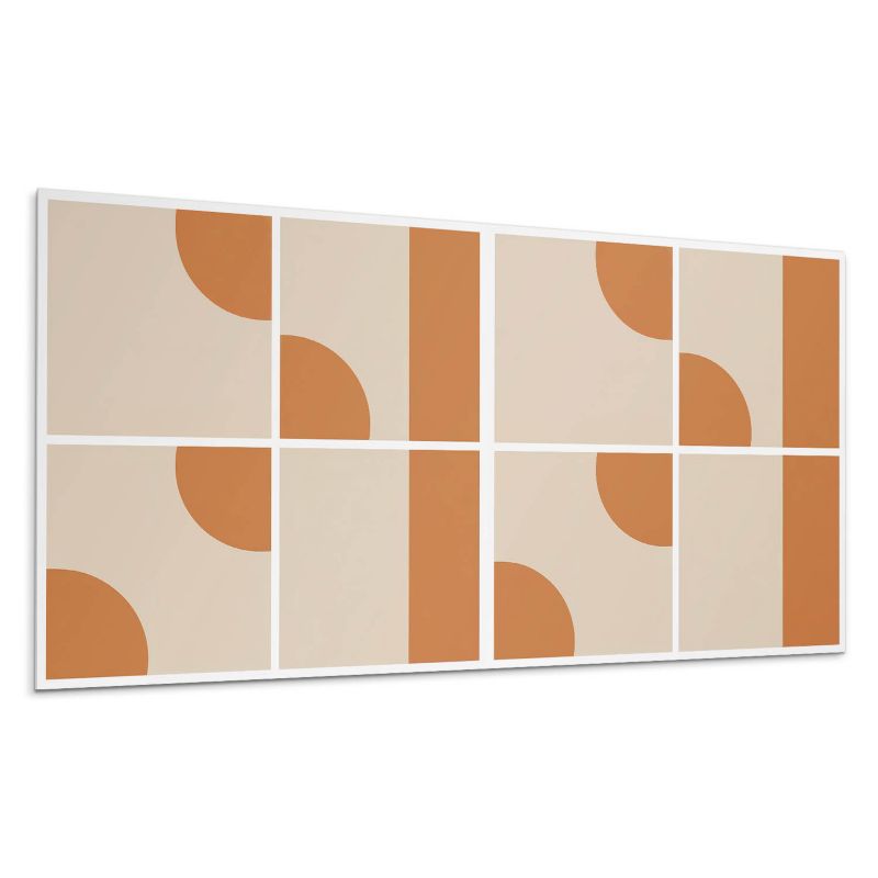 Panele samoprzylepne Wallfluent 40x20 cm Geometriczne motywy w stylu abstrakcyjnym 10 szt.