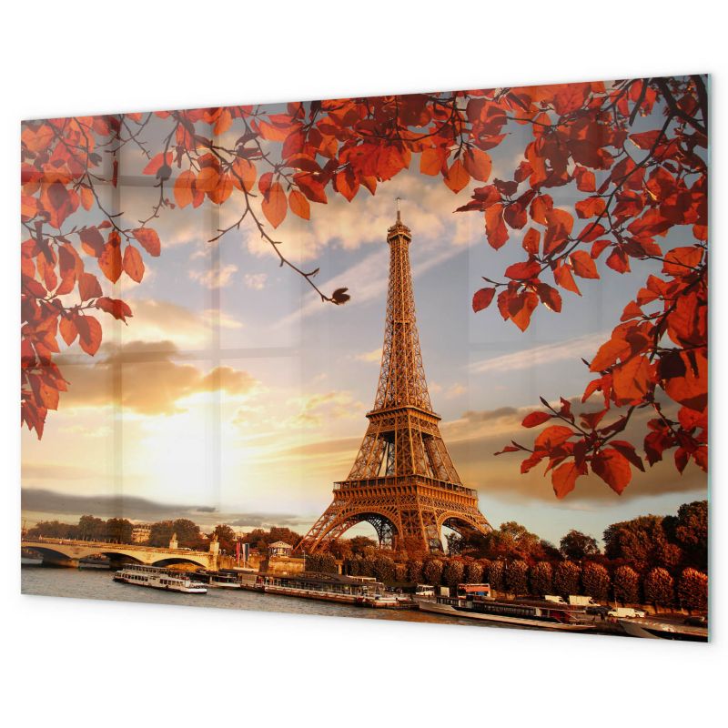 Tablica Na Magnesy Tulup 60x40 cm Wieża eiffla Ozdobna, nowoczesna 1 kpl