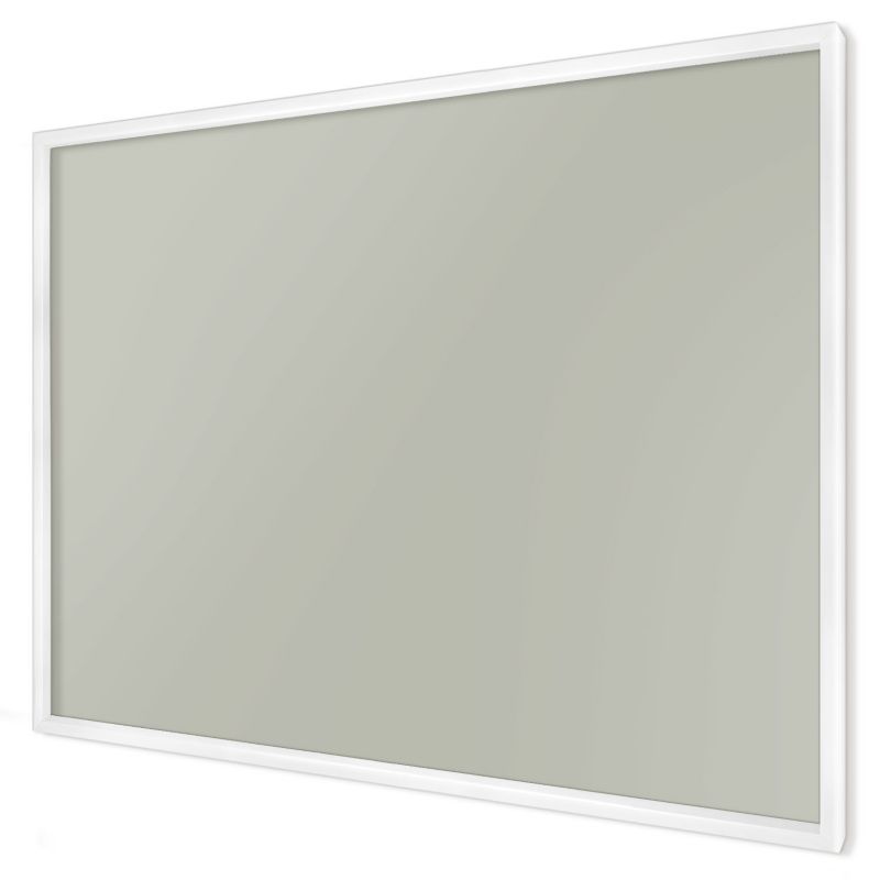 Ozdobna tablica na magnesy Wallfluent 100x70 Ciepły szary w białej ramie 1szt