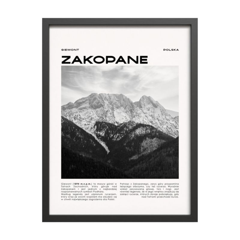 Obraz z ramą Modernpik 30 x 40 cm zakopane