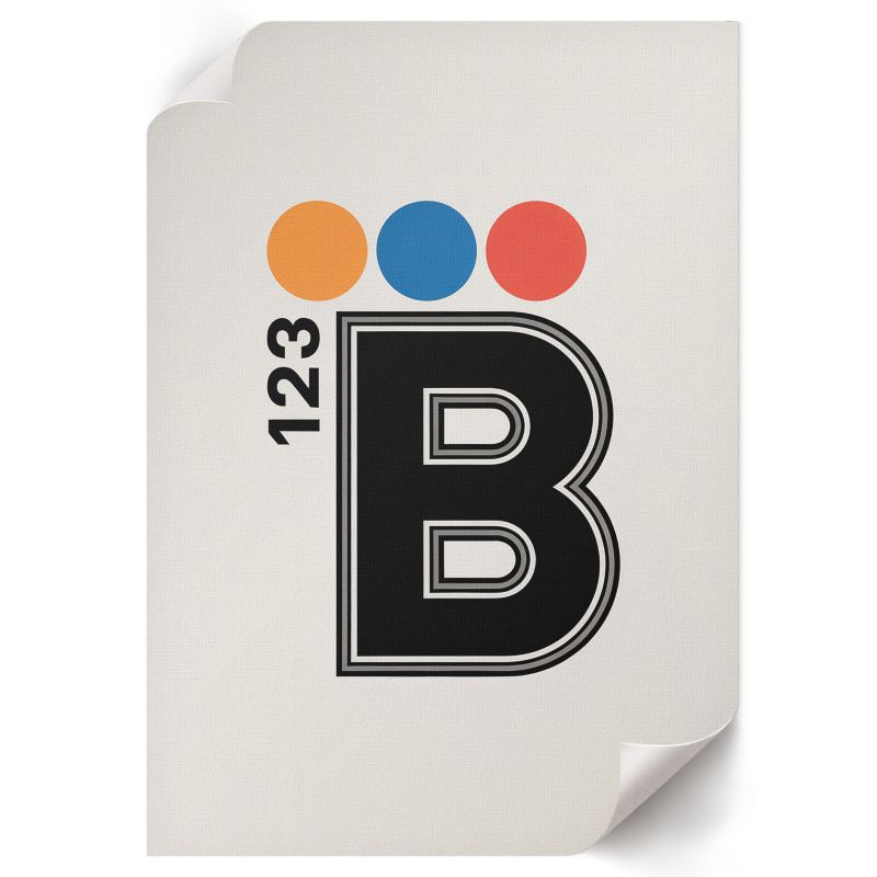 Plakat Na Ścianę ArtPrintCave 29,7x42 cm Typografia B123 Pure Contrast 1 szt.