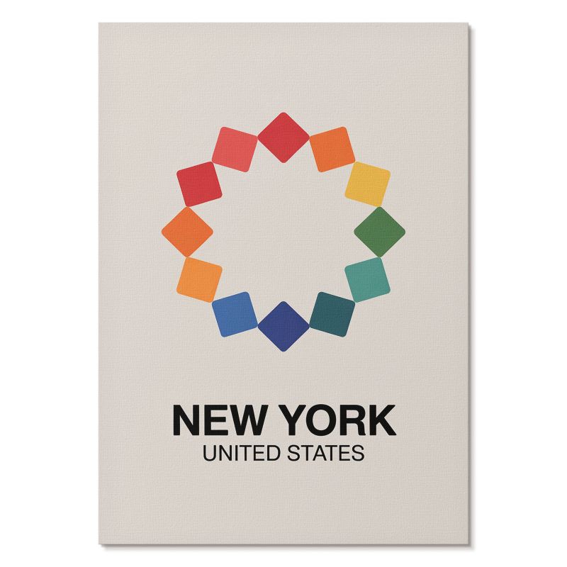 Obraz Plakat Canvas Tulup 21x29,7 cm (A4) New York ilustracja Do salonu, biura, przedpokoju 1 szt.