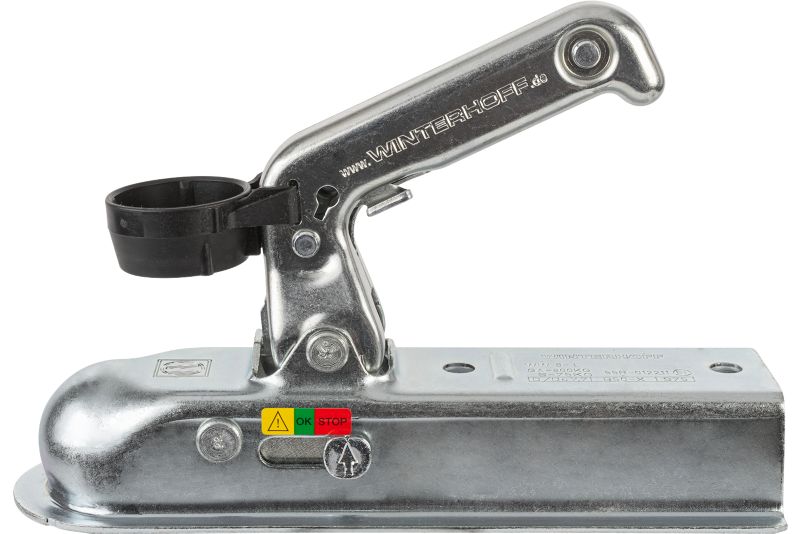 Zaczep kulowy WINTERHOFF WW8-E do przyczepki 800kg z dyszlem kwadratowym 50mm 1 szt.
