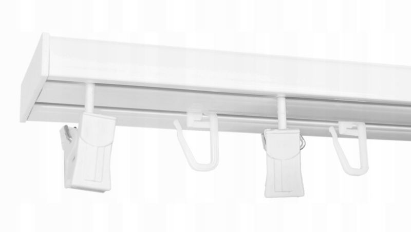 Karnisz Szyna Sufitowa PCV Dwutorowa PanczoDecor 280 cm 1 szt.