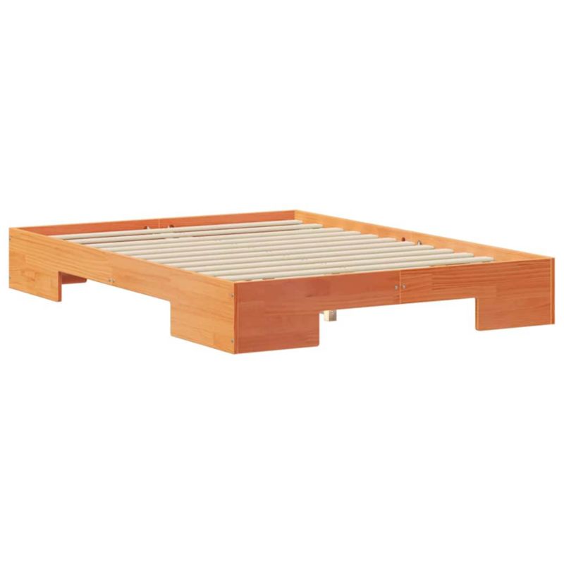 Rama łóżka WaszeMeble 135x190 cm Brązowy sosna WM-873036 1 szt.