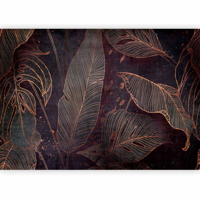 Fototapeta flizelinowa Premium Artgeist 155g/m2 Liście wielokolorowa 100x70 (2 części) 10061ac rolka 1 szt