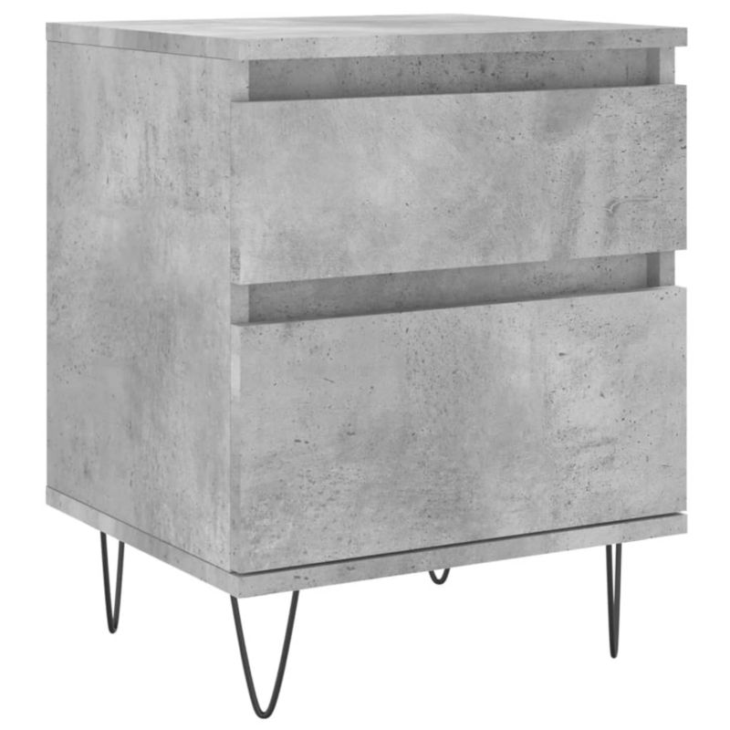 Szafka nocna WaszeMeble betonowy szary WM-830676 1 szt.