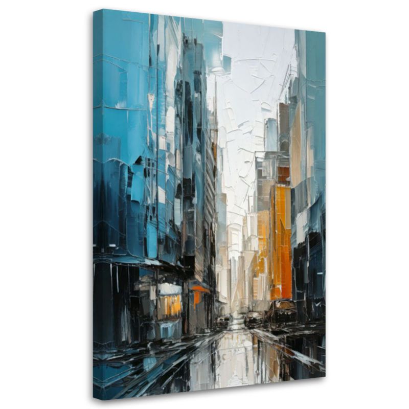 Obraz do salonu Feeby Miasto Architektura Tekstura 80x120cm 1szt