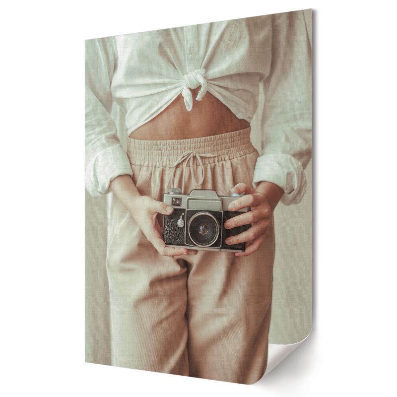 Plakat na ścianę Wallfluent Format A1 Retro aparat Formacja Artystyczna Manufaktura Sztuki 1 szt.