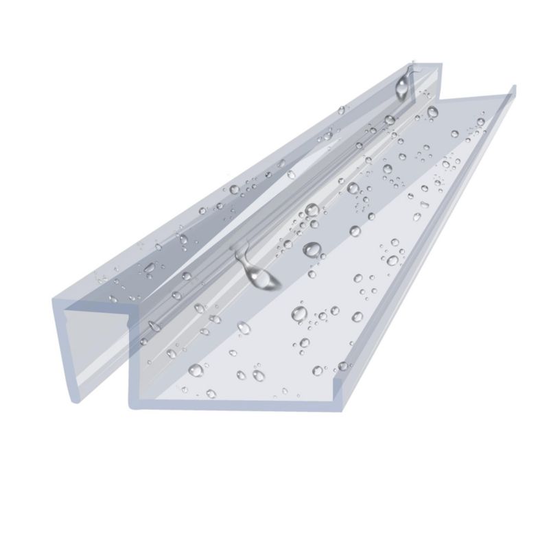 Uszczelka prysznicowa KYCT DK08 5 mm do szyby 190 cm transparentna PVC 1 szt