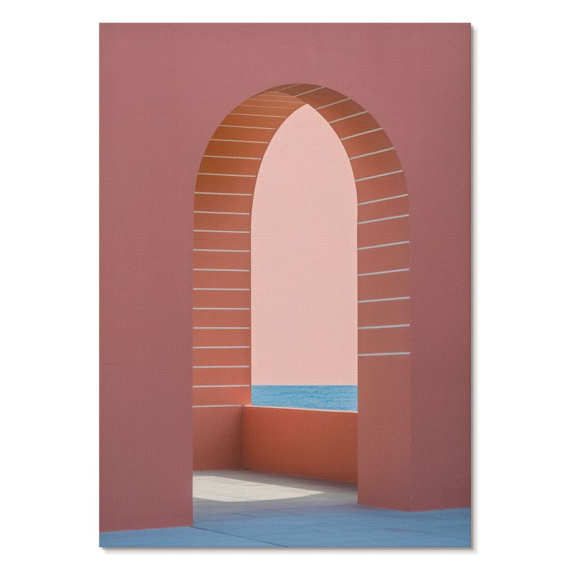 Obraz Plakat Canvas Tulup 59,4,x84 cm (A1) Pastelowa architektura Do sypialni, salonu, 1 szt.