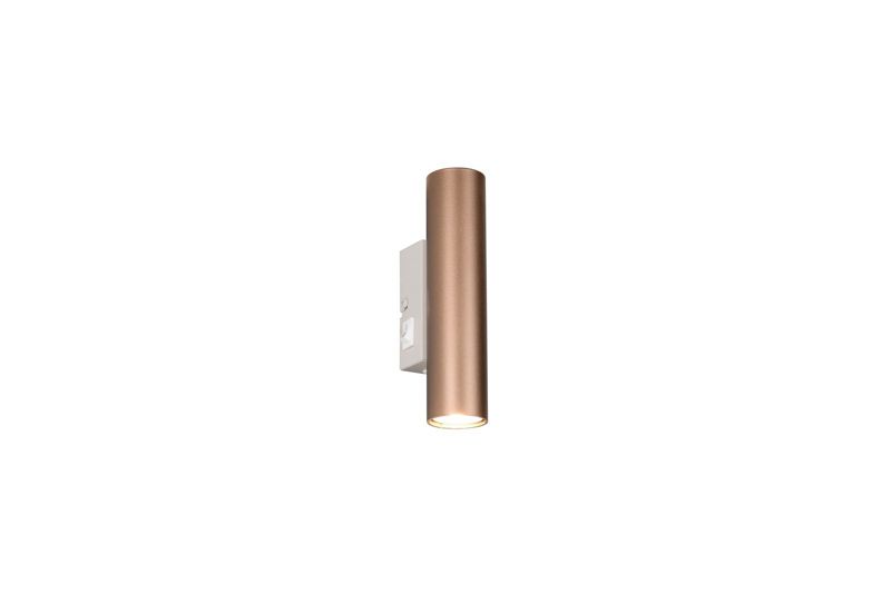 Kinkiet z włącznikiem RL TARYN kawowy 2xGU10 minix5W IP20 wym:18x4x7cm - 1 szt.