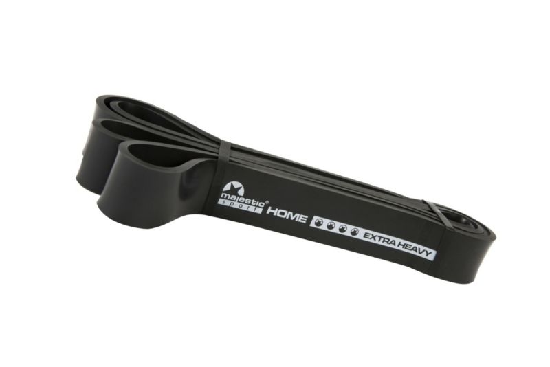 Guma do ćwiczeń Majestic Sport HOME BAND EXTRA HEAVY czarna 1 szt.