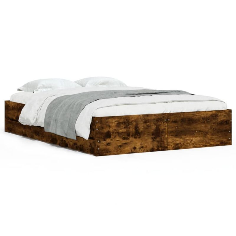 Łóżko drewniane WaszeMeble 120x200 cm brązowe WM-3207284 1 szt.