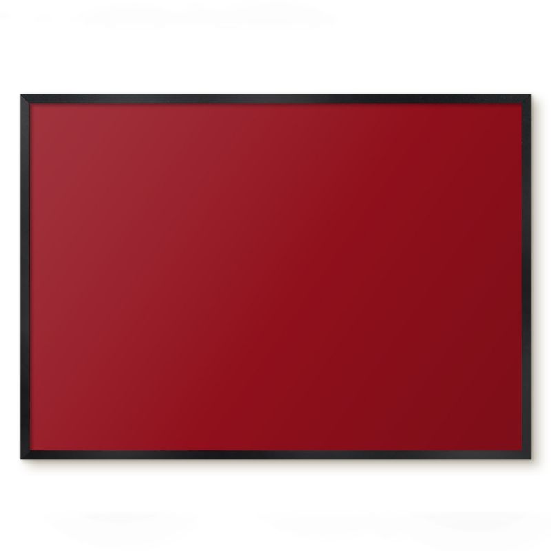 Tablica Magnetyczna W Ramie Tulup 70x50 cm Jasny bordowy - Czarna rama Do salonu, sypialni 1 szt.