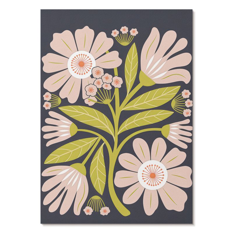 Plakat na Ścianę Tulup 21x29,7 cm (A4) Kwiaty retro Do salonu, sypialni, biura 1 szt.