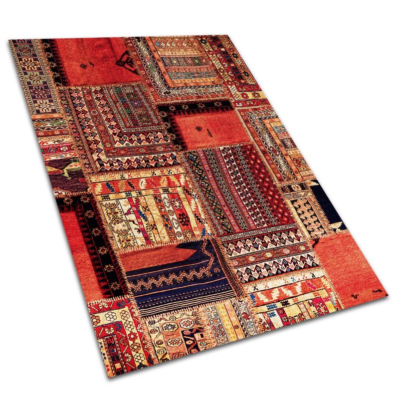 Dywan Na Zewnątrz Tulup 60x90 cm Wodoodporny, Lekki Patchwork abstrakcja 1 szt.