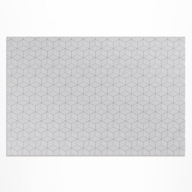 Zewnętrzny Dywan Winylowy Wallfluent 60x90 cm Geometryczna mozaika drobne wzornictwo 1 szt.
