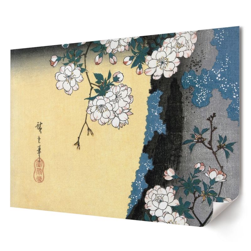 Plakat canvas Wallfluent Format A3 Kwiaty wiśni Artysta Utagawa Hiroshige 1 szt.