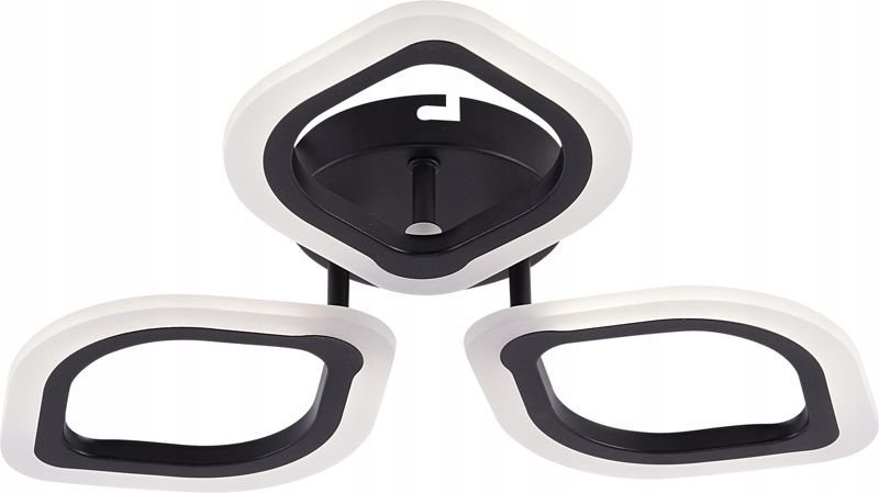 Lampa wisząca z pilotem Vargo czarna LED 36W 3000-6500K 3240lm IP20 - 1 szt.