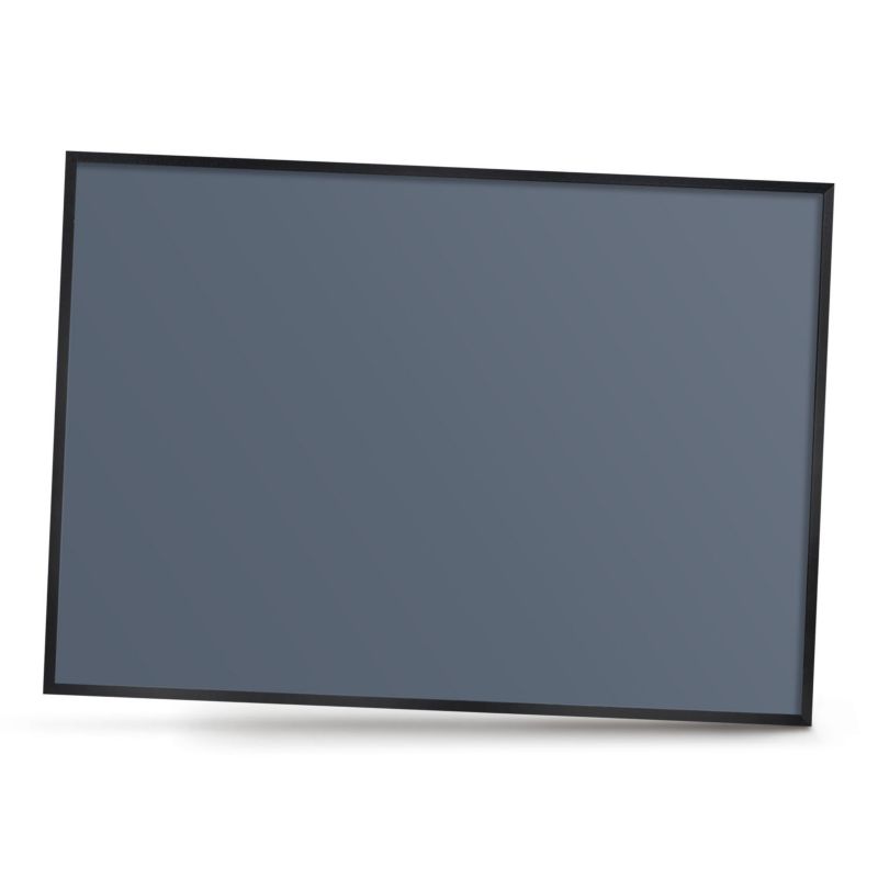Tablica magnetyczna do salonu ArtPrintCave 100x70 Chłodny szary w czarnej ramie 1szt