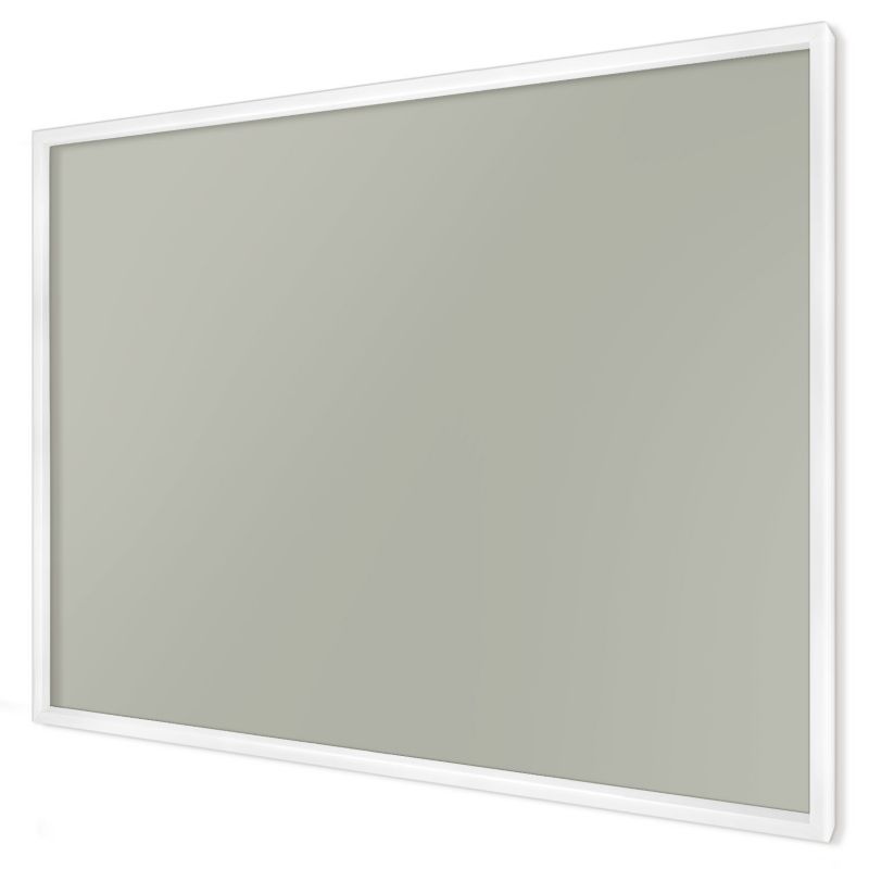 Magnetyczna tablica ozdobna Wallfluent 100x70 Neutralna szarość w białej ramie 1szt