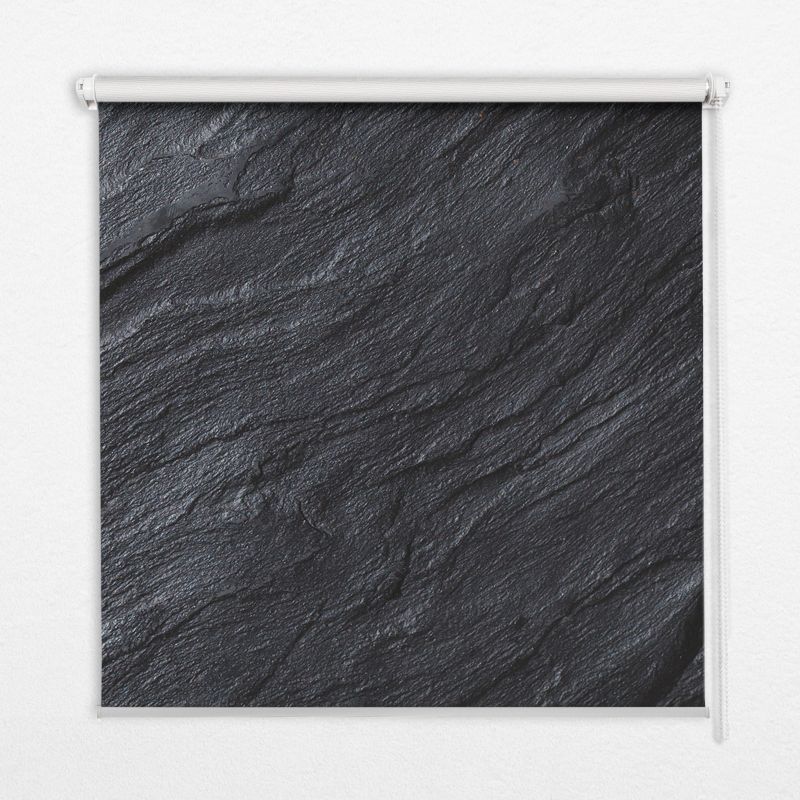 Roleta Z Nadrukiem Tulup 150x140 cm Czarna Tekstura Montaż do ściany/sufitu 1 szt.