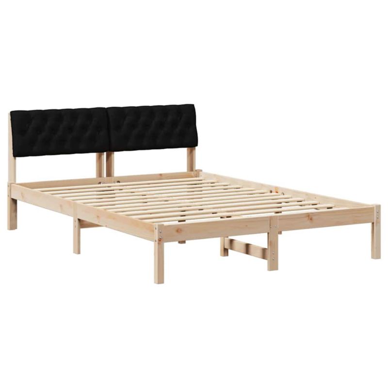 Łóżko Drewniane WaszeMeble 160x200 cm Brązowe WM-878596 1 szt.