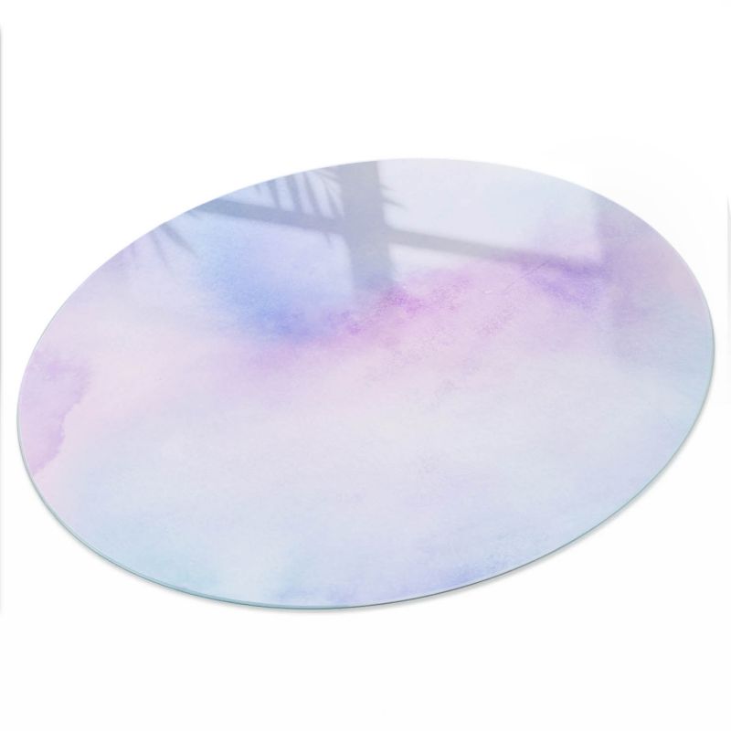 Blat Do Stołu ArtPrintCave fi70 cm Pastelowa harmonia - Blat Szklany Okrągły 1 szt.