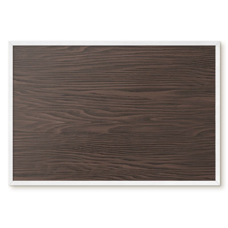 Tablica Na Magnesy Z Podróży Tulup 60x40 cm Drewno naturalne 1 - Biała rama Do salonu, biura 1 szt.